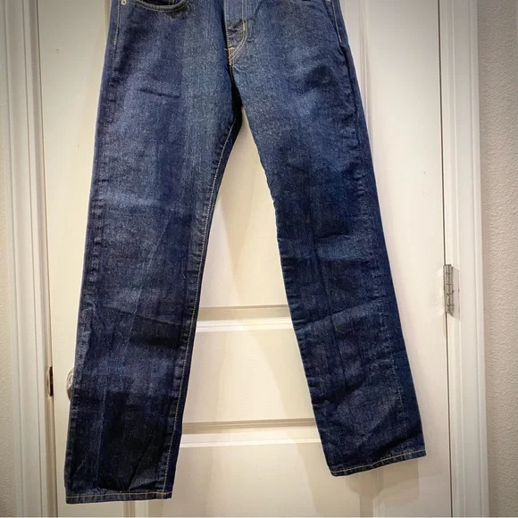 Luker by Neighborhood CMSS Common Sense 2011 Raw Dark Blue Denim Mens Size Small